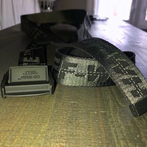 Off White Industrial belt Black